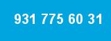 931 775 60 31 931 775 60 31